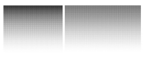 Poster - set design elements symbol editable halftone frame dot circle pattern on white background. vector il