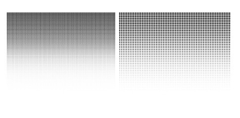Poster - set design elements symbol editable halftone frame dot circle pattern on white background. vector il