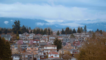 Wall Mural - The city of Vancouver - aerial view - travel photography