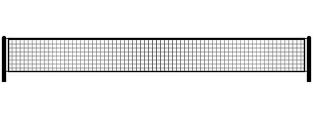 Tennis Net Vector isolated on white background