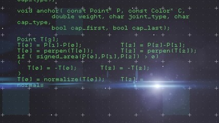 Poster - Animation of digital data processing over markers