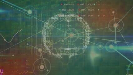 Poster - Animation of human brain and data processing