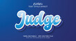 © Creative Division - Blue Color Judge Text Style Effect, Editable Text Effect