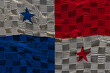 National flag of Panama. Background  with flag of Panama.