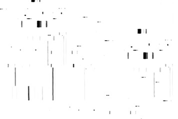 horizontal distortion of broken video image on black background, vhs effect, glitch digital color pi