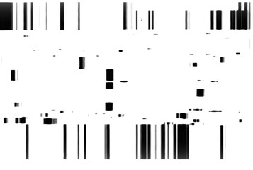 Wall Mural - Horizontal distortion of broken video image on black background, VHS effect, glitch digital color pixel noise. Stock abstract pixel background glitch texture. Color digital noise, VHS corrupted signal