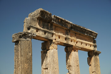 Wall Mural - Hierapolis Ancient City in Pamukkale, Denizli, Turkiye