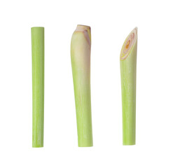 Canvas Print - slice lemongrass on transparent png