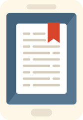 Poster - tablet book icon flat vector. class distance. study training isolated