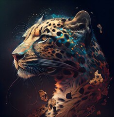 Wall Mural -  cheetah