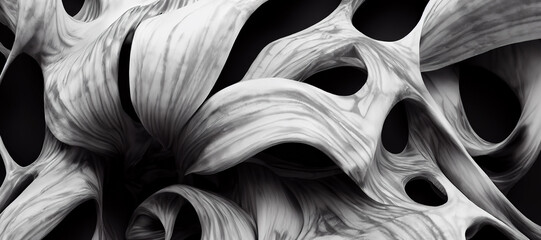 black and white wave background