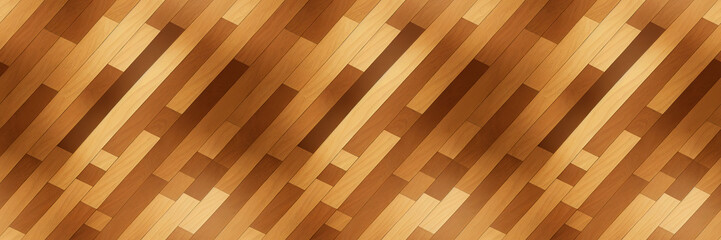 Natural wooden background, grunge parquet, flooring design seamless texture geometric pattern. Isometric background. Seamless repeat pattern for wallpapers, banners, web. illustration	