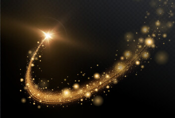 Aufkleber - Fantasy background.
A magical festive flying, falling, hovering comet or star surrounded by starry little light dust.
Vector isolated, you won't regret buying it!