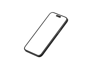 Sticker - Modern frameless smartphone Mock up - mockup