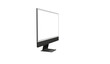 Computer monitor display with empty screen isolated on transparent background. - mockup