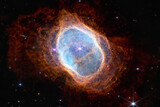 Fototapeta  - Cosmos, Southern Ring Nebula, James Webb Space Telescope
