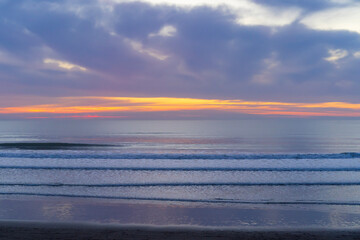 Wall Mural - sunset over the sea