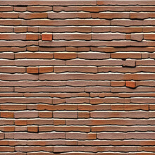 The Old Cartoon Red Brick Texture 3d-rendering