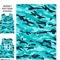 Abstract army concept vector jersey pattern template for printing or sublimation sports uniforms football volleyball basketball e-sports cycling and fishing Free Vector.	