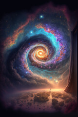 Wall Mural - background with space
