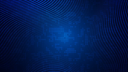 Aufkleber - technology background with hi-tech digital data