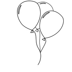 Ballon Lineart