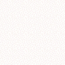 Seamless Background With Random Pink Elements. Abstract Ornament. Dotted Abstract Pink Pattern