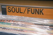 soul / funk records for sale in a record store