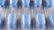Blue pills in blister pack