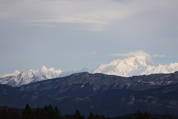  snow covered mountains
