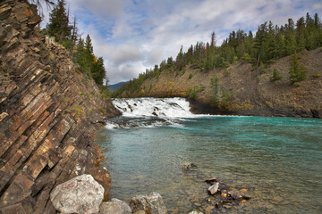 Canvas Print - Emerald falls.