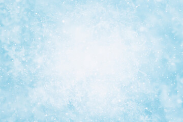 blue snow background abstract blurred