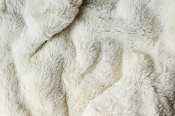 White wool texture, abstract fur background