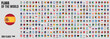 © Максим Лебедик - All official national flags of the world . circular design