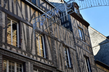 Wall Mural - Rouen; France - december 13 2022 : historical city centre