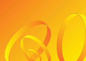Wall Mural - Yellow Abstract Gradient Background, Minimal design. 
