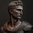 Augustus roman emperor. Created with Generative AI technology.