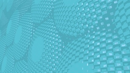 Poster - Light blue abstract background in the form of planes and circles. Decoration or screensaver.