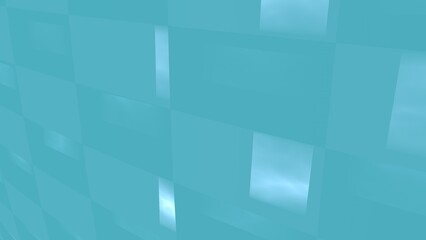 Poster - Light blue abstract background in the form of planes and circles. Decoration or screensaver.