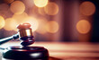 Legal law concept image gavel bokeh.law and authority lawyer concept, judgment gavel hammer in court courtroom for crime judgment legislation and judicial decision,3d illustration