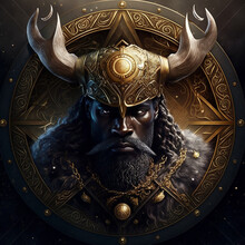 Norse Mythology God Heimdall.