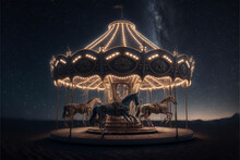 Carousel In The Starry Night
