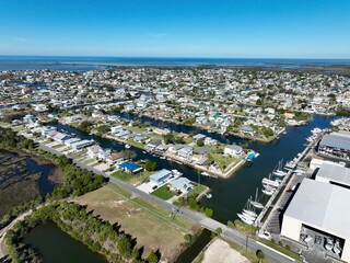 Wall Mural - Hernando Beach Homes Near Weeki Wachee Florida