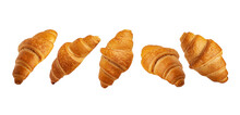 Croissants On A White Isolated Background