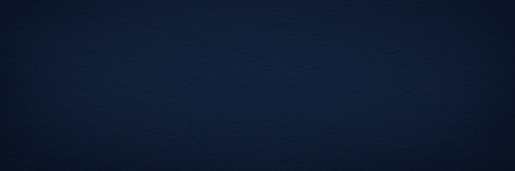 Aufkleber - abstract dark blue wide panorama background on texture canvas or paper as blank, template, page or web banner
