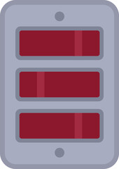 Poster - repair breaker icon flat vector. safety power. home short isolated