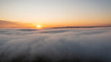 Fototapeta Nowy Jork - sunrise in the fog