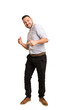 © Asier - Adult latin man dancing cut out isolated
