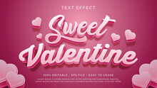 Sweet Valentine Text Style Effect