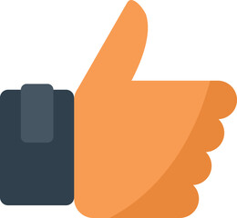 Poster - Like repost icon flat vector. Report market. Data document isolated